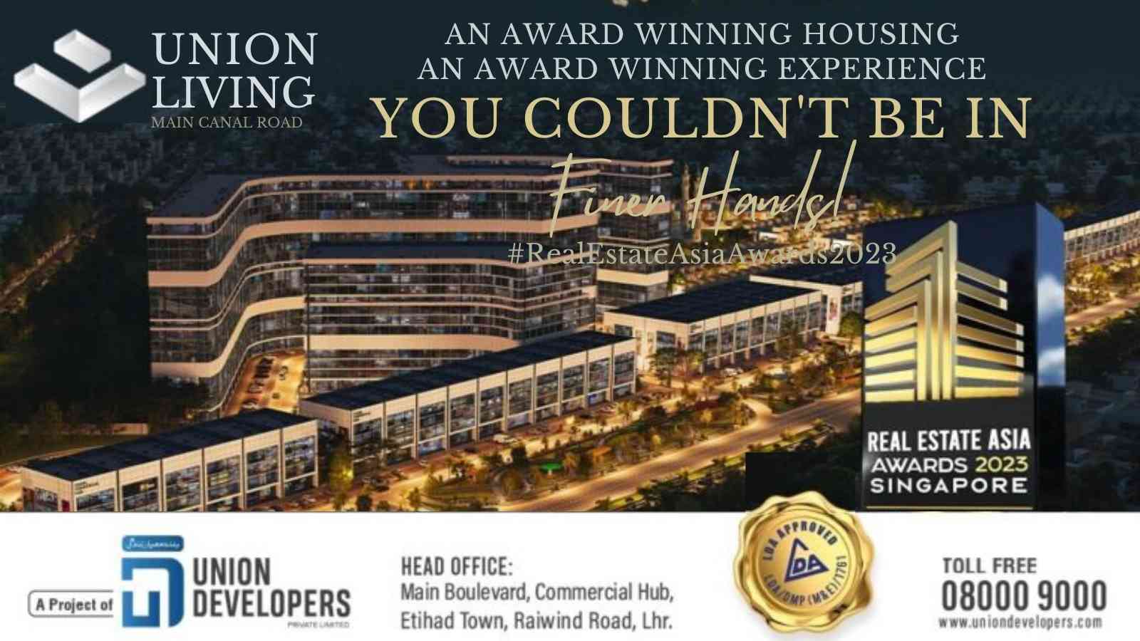 ApNews - Union Developers Secures Real Estate Asia Awards Win for Housing