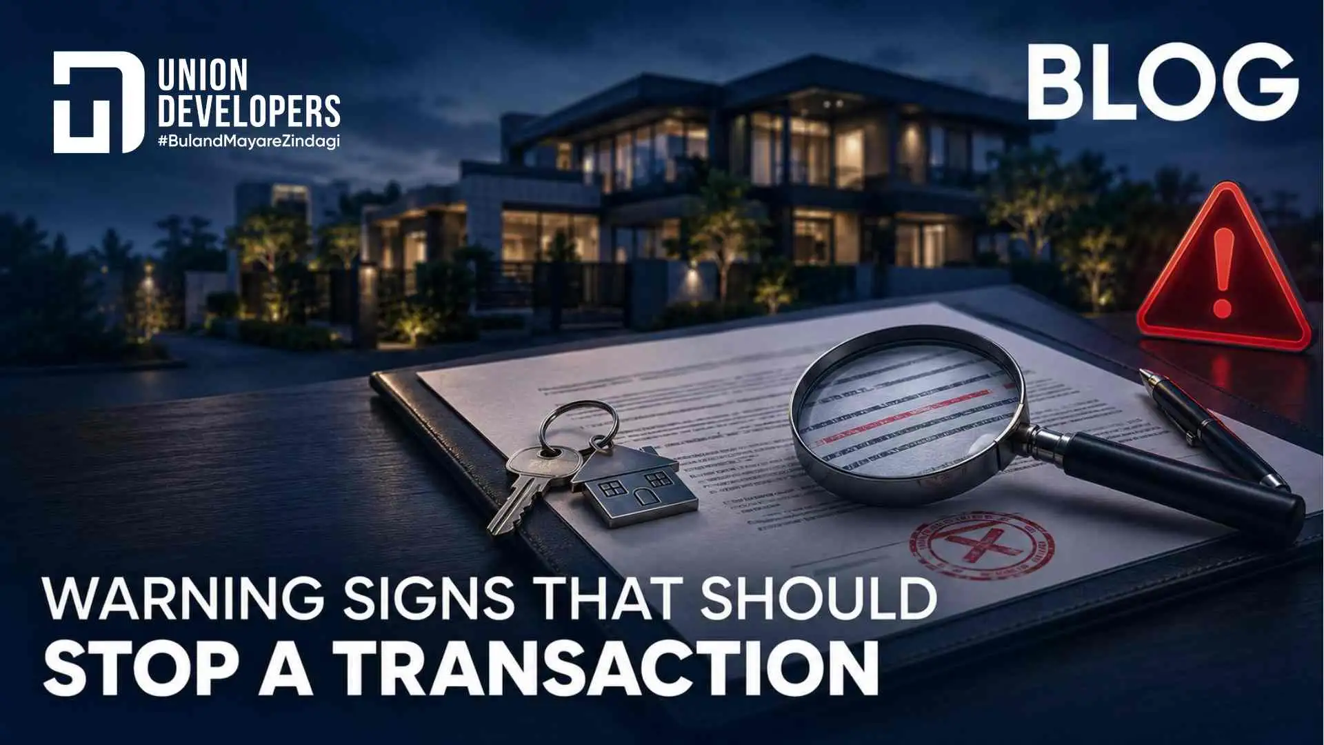 Warning Signs That Should Stop Transactions