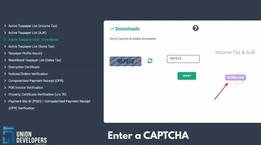 Enter a CAPTCHA code