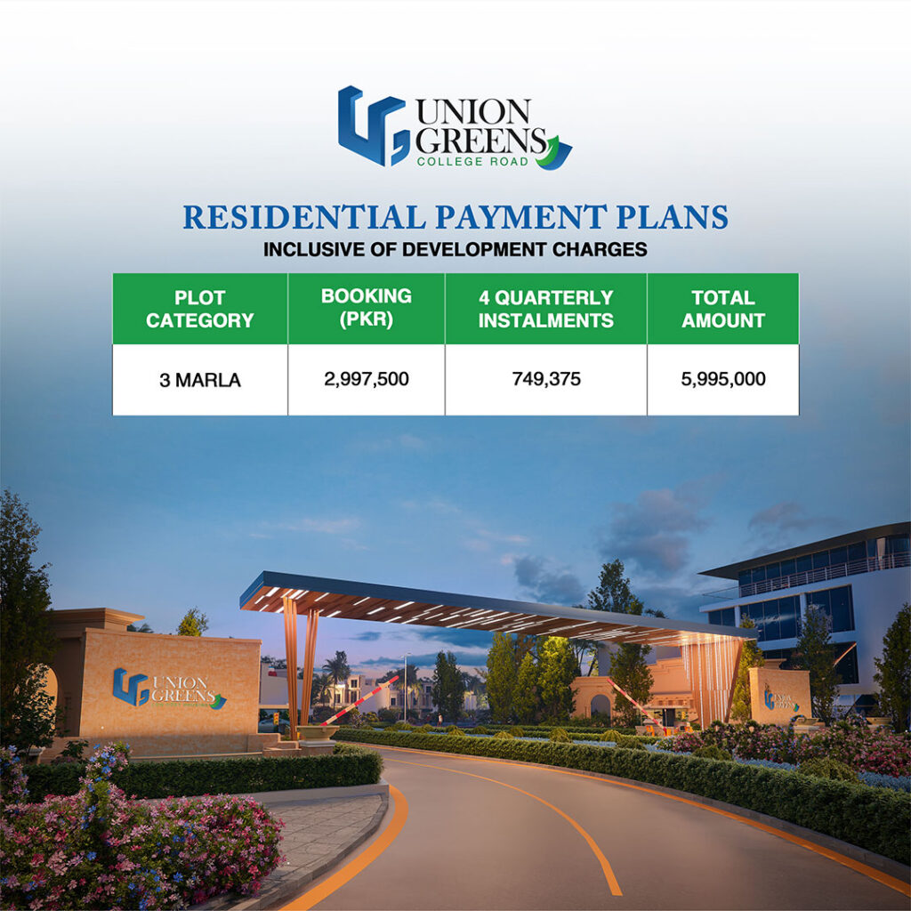 union greens payment plan