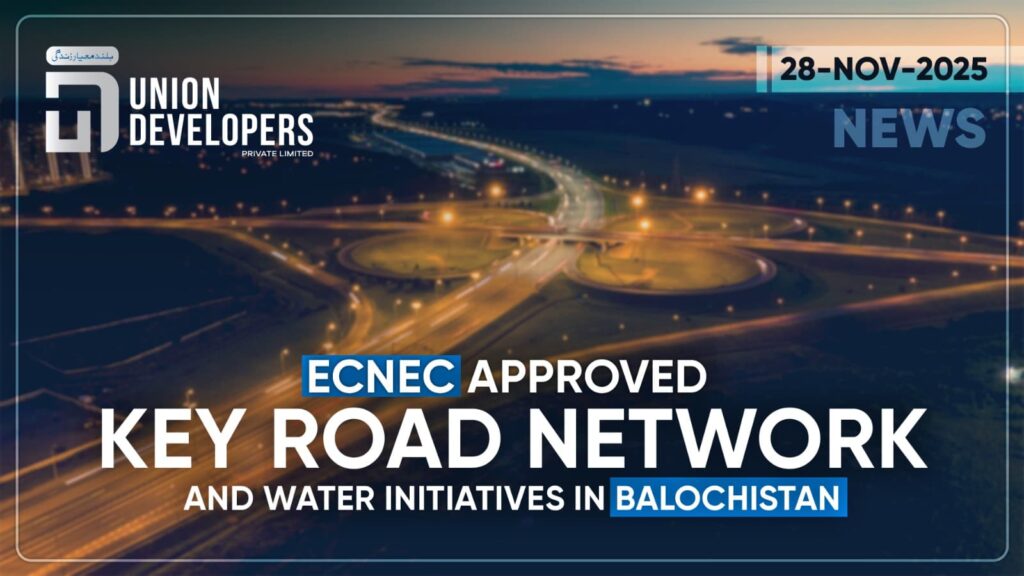 Ecnec Approved Key Road Network and Water Initiatives in Balochistan