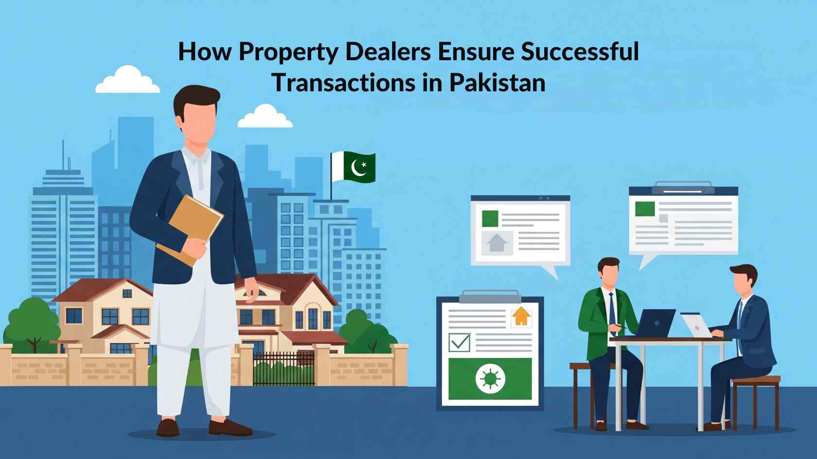How a Property Dealer Ensures a Successful Property Transaction