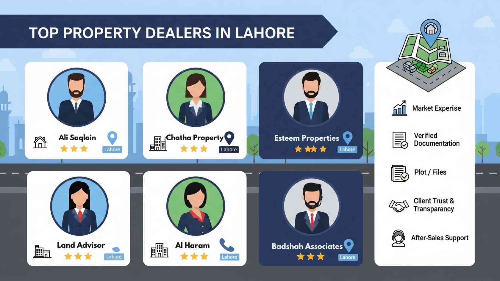 Top Property Dealers in Lahore