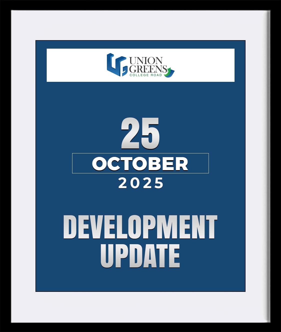 union greens phase 1, 25 oct 2025