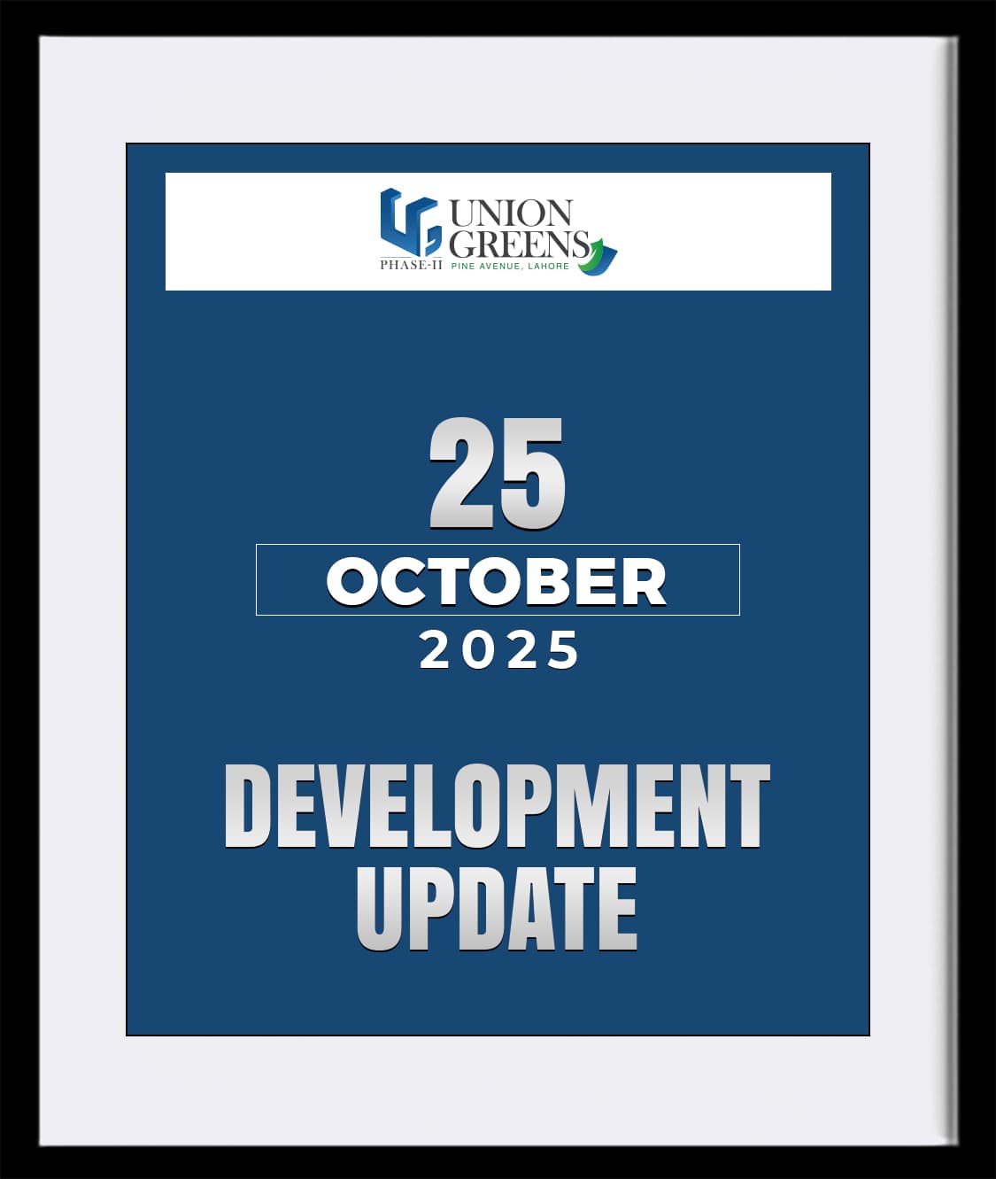 union greens phase 2, 25 oct 2025 development updates