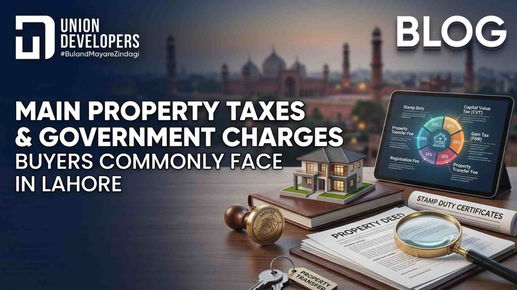 Main Property Taxes & Government Charges Buyers Commonly Face in Lahore