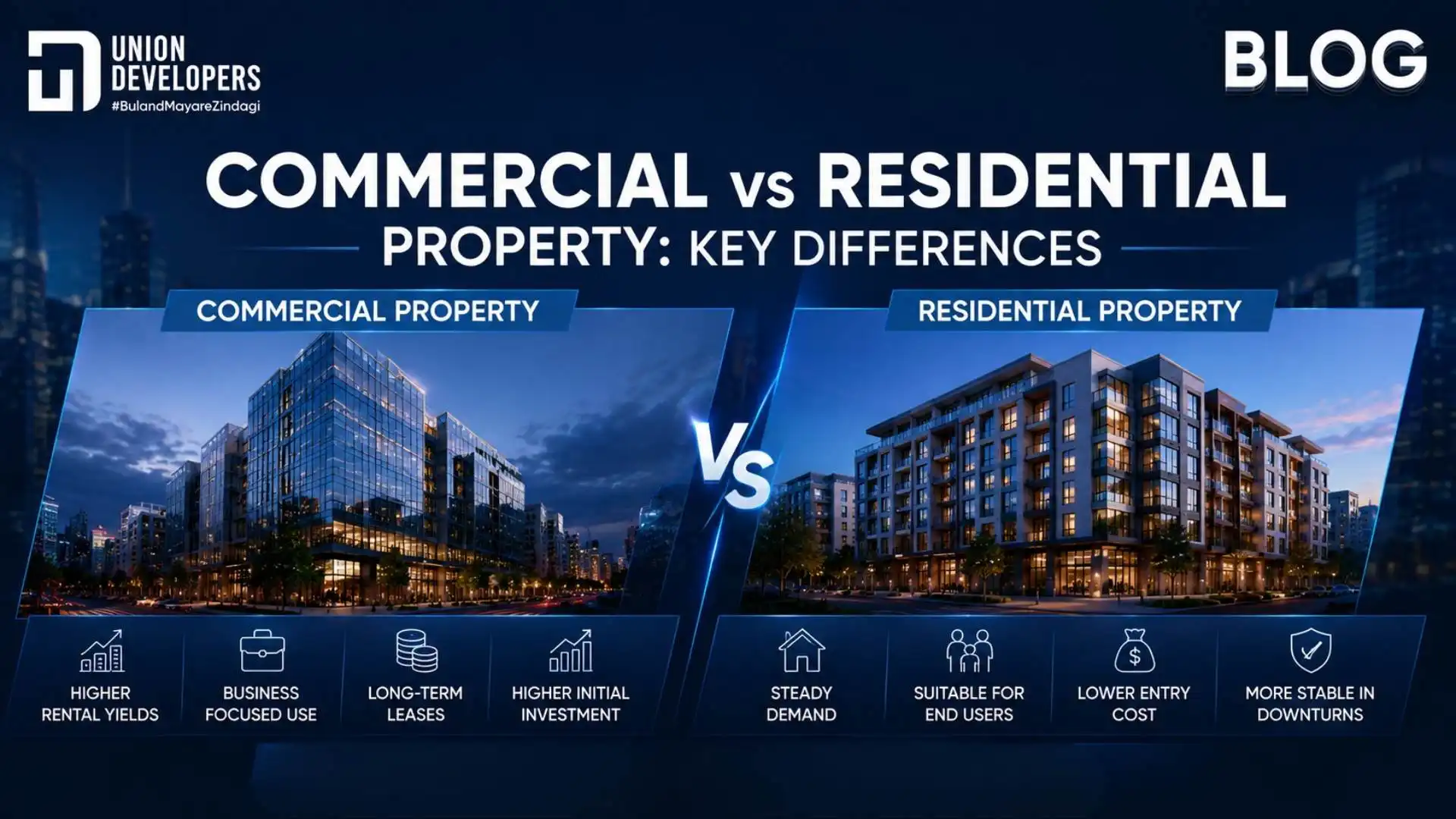 Commercial vs Residential Property Key Differences