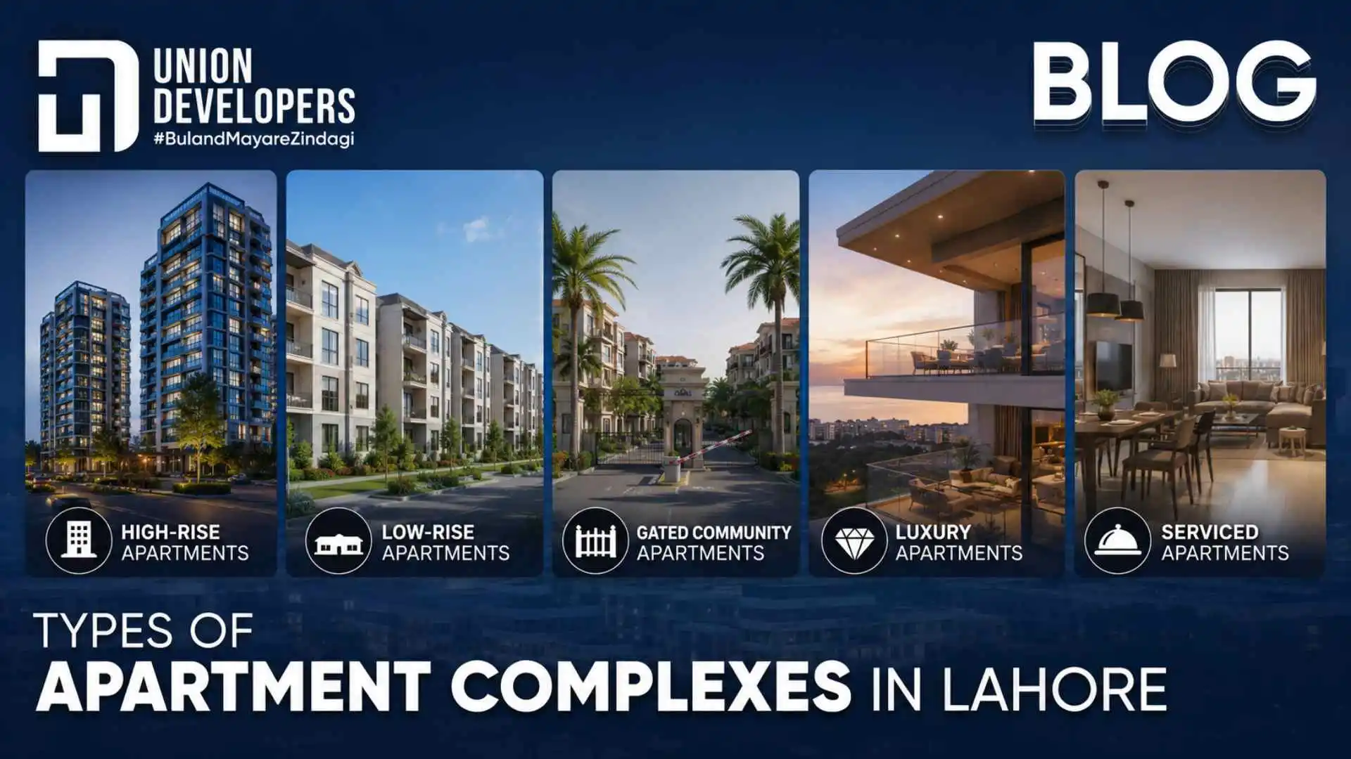 Types of Apartment Complexes in Lahore